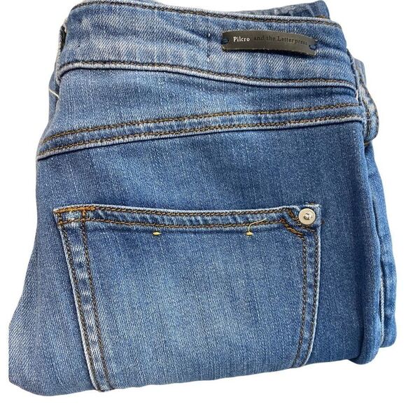 Anthro Pilcro And The Letterpress High-Rise Slim Boyfriend Jeans - Picture 8 of 12